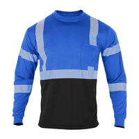 Magliette da Lavoro Personalizzate con Logo, Classe 3 Riflettente, Alta Visibilità, Maniche Lunghe, Traspiranti e Impermeabili
