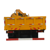 Nouveau véhicule de transport multifonctionnel à huit roues et 16 tonnes de la marque Shaanxi Automobile Delong avec grue montée à l'arrière