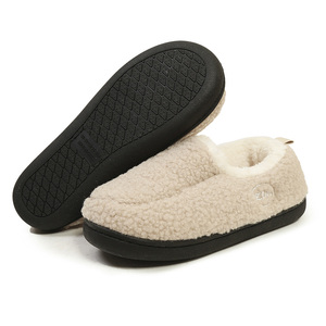 New Warm Faux Fur Lined TPR Outsole Anti-Slip Winter Thick Soled Home Indoor for for Women &amp; Couple Wholesale - Product Image 4