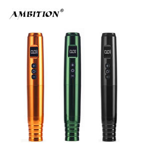 <span class=keywords><strong>Stylo</strong></span> tatoo sans fil avec logo personnalisé, machines de maquillage permanent avec <span class=keywords><strong>dermographe</strong></span> 900mAh pour l'art corporel et facial - Product Image 2
