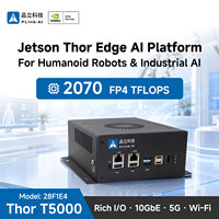 PLink 28F1E4 Jetson Thor Plateforme IA à température étendue, Ordinateur embarqué robuste (IPC) pour l'inspection visuelle IA