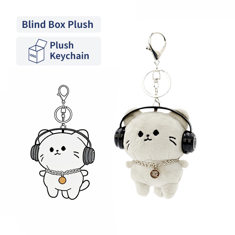 Portachiavi in peluche personalizzato