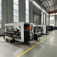 Machine de pliage, collage et assemblage entièrement automatique 3-en-1 à conception intégrée, économe en énergie, pour l'e-commerce express