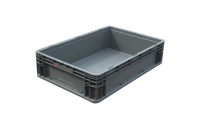 NEXARA Caisses en plastique durables empilables en PP 600-147 Boîtes logistiques solides de différentes tailles pour différents scénarios