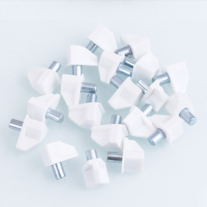 Supporti per Mensole in Plastica Trasparente Autobloccanti, Clip per Armadi e Perni per Librerie, per Mobili da Cucina e Scaffali - Product Image 1