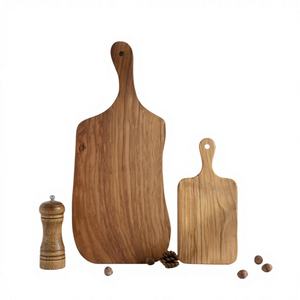 Planche à découper en bois de koa, noyer noir, acacia et bambou TRESUN, épaisseur 1,5 cm, grande, personnalisée, avec poignée, compatible lave-vaisselle, vente en gros - Product Image 1