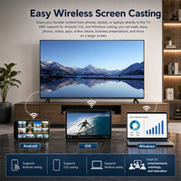 LED QLED 8K Smart TV 55/65/75/85 inch 4K UHD Android met 120Hz verversingsfrequentie voor gaming en cinema-ervaring