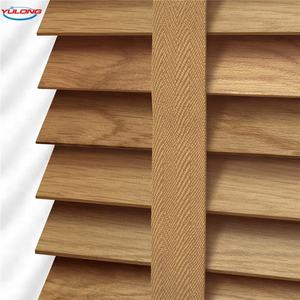 Revêtement UV Composants en bois de haute qualité <span class=keywords><strong>Stores</strong></span> vénitiens <span class=keywords><strong>à</strong></span> rouleaux Ruban <span class=keywords><strong>à</strong></span> <span class=keywords><strong>lamelles</strong></span> Ruban d'échelle 50mm Lattes en tilleul - Product Image 5