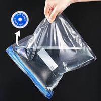 Sac de conservation alimentaire en plastique réutilisable pour la maison, sac sous vide avec pompe manuelle et pinces de scellage