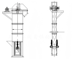 Direct <strong>Sale</strong> From China New Bucket <strong>Elevator</strong> for Restaurant Use for Corn Wheat Soybean Coffee Beans Low Price Rubber Belt Material - Product Image 5