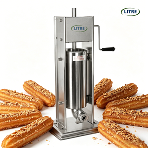 Máquina Comercial para Churros, Manual, de Acero Inoxidable, 3L, 5L, 7L, 10L, 15L, Máquina <span class=keywords><strong>Profesional</strong></span> para Hacer Churros Españoles, Extrusora de Frutas Latinas, Nueva - Product Image 1