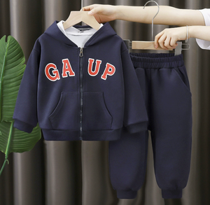Automne 2025 – Nouvel ensemble décontracté et élégant pour enfants : Cardigan zippé respirant pour garçons et sweat à capuche pour filles - Product Image 4