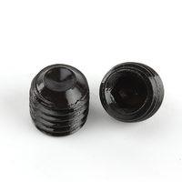 Vis à sertir à pointe coupée en acier 45H haute résistance, finition oxyde noir, filetage fin ANSI ASME B18.3