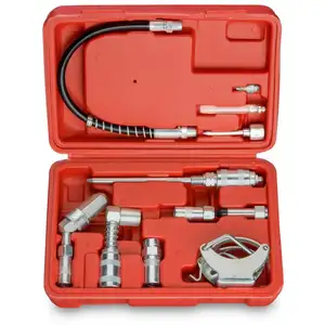 Grease Gun and Lubrication Accessory Kit Zerk Fittings Multi-Function