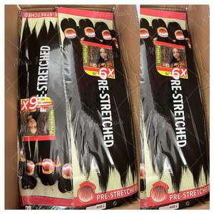 Extensiones <span class=keywords><strong>de</strong></span> <span class=keywords><strong>Cabello</strong></span> Sintético <span class=keywords><strong>para</strong></span> <span class=keywords><strong>Trenzas</strong></span> Africanas, Preestiradas, 52 Pulgadas, Color Plateado, 500g, <span class=keywords><strong>Cabello</strong></span> Lacio Yaki <span class=keywords><strong>para</strong></span> <span class=keywords><strong>Trenzas</strong></span> - Product Image 5