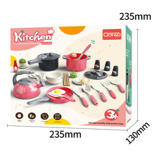 Ensemble de jouets de cuisine pour enfants avec fonction de simulation, modèle d'ustensiles de cuisine pour la maison, jouet interactif, puzzle, accessoire de jeu de rôle de simulation - Product Image 3