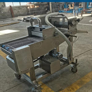 Freidora de patatas fritas de gran capacidad, máquina automática de rebozado y empanado de pollo frito de calidad superior - Product Image 3