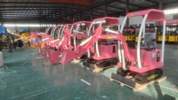 Machines de construction WZD-11 jeu de simulation parc d'attractions électrique enfants pelle enfants Mini Digger Ride