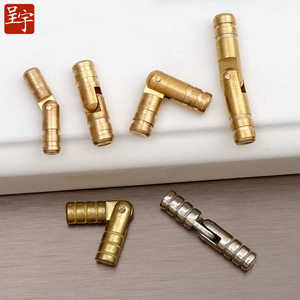 Chengyu Charnière cylindrique en laiton 5 mm à fente unique, charnière dissimulée pour meuble, pour boîte en bois, montage encastré, design minimaliste - Product Image 1