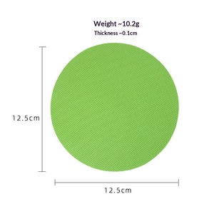 Tapis d'ouverture de bouteilles multifonctionnel en caoutchouc en stock, gadget de cuisine, aide à ouvrir les boîtes, ouvre-boîte rond antidérapant - Product Image 5