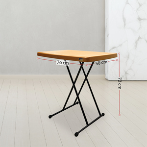 The Marbella Modern <b>Folding</b> <b>Table</b>, crafted from durable polypropylene and sturdy steel, offers sleek portability. - Product Image 3