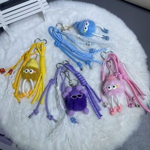 Porte-clés Pendentif Poupée Elfe en Peluche Forme 3D Faite à la Main en Cuir Artificiel Printemps 2025 Guangzhou - Product Image 1