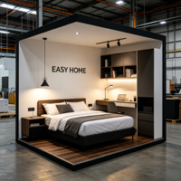 Villa préfabriquée extensible de 2 à 5 chambres en conteneurs
