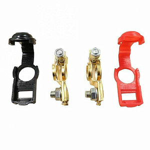 1 cặp ampper pin thiết bị đầu cuối thiết lập W/ M8 Nut, tương thích cho Nissan altima Murano Pathfinder Maxima Quest Rogue Titan Versa vv - Product Image 2
