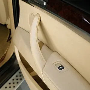 Manija completa de la puerta interior del coche LHD RHD con cuero 7PCS Set 51416969401 51416969402 51416969403 51416969404 para BMW E70E71 X5 X6