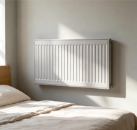 Radiateur mural rectangulaire en acier Saint Lawrence 2026, finition thermolaquée, chauffage moderne pour salon, robuste et durable
