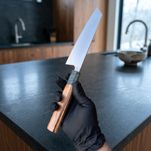 Custom Handmade Best Supplier Cooking Stainless Steel 14" Handmade Stainless Steel Chef <b>Knife</b> Olive Wood Handle - Product Image 1