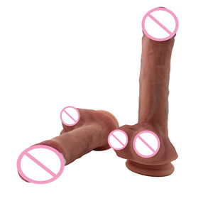 Realistische Zachte Dildo Met Zuignap Handen Gratis Vrouwelijke Masturbatie Simulatie Penis Seksspeeltje Voor Vrouw En Mannen - Product Image 2