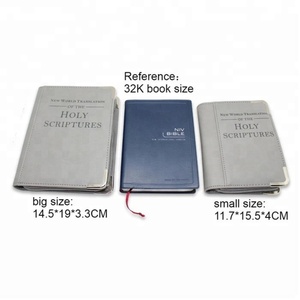 Boshiho Customized Design Leather Book Cover Bible Cover with Zipper - Product Image 2