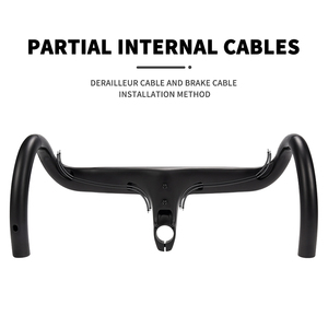 Vélo de route intégré en carbone TOSEEK T700, guidon de 28,6 mm, passage interne des câbles, aérodynamique, léger, confortable, cockpit de course personnalisé - Product Image 4