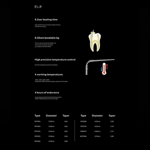 Specht Fi-P Tandheelkundige <span class=keywords><strong>Gutta</strong></span> <span class=keywords><strong>Percha</strong></span> Obturatiesysteem Draadloze Pen