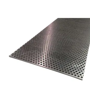 高品质316不锈钢工厂定制圆孔粉末涂层穿孔金属板立面卷