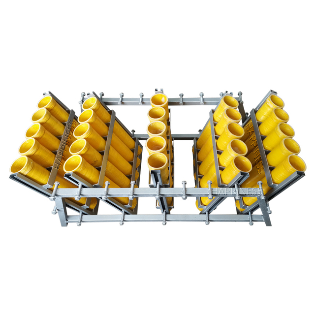 Liuyang Happiness 3 Inch 25 Shot Iron Fireworks Display Mortar Racks for Fireworks