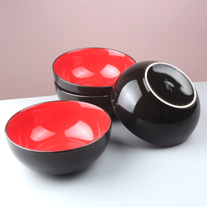 Bol en céramique rond de 7 pouces pour soupe de riz, vaisselle en porcelaine pour la maison - Product Image 5