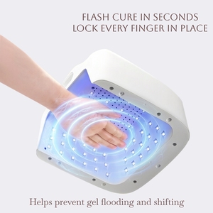 Lámpara de <span class=keywords><strong>Uñas</strong></span> de Doble Zona con Diseño Innovador, Sensor Infrarrojo, Temporizador LCD, Secador de Manicura Inteligente, Lámparas LED UV <span class=keywords><strong>para</strong></span> Todo Tipo de Geles y Esmaltes - Product Image 6