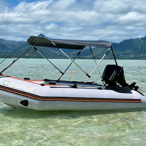 Bateau de pêche gonflable <span class=keywords><strong>Zodiac</strong></span> <span class=keywords><strong>pour</strong></span> fête en plein air avec <span class=keywords><strong>moteur</strong></span> et remorque, <span class=keywords><strong>moteur</strong></span> hors-bord, bateau gonflable en PVC écologique à vendre - Product Image 1