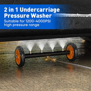เครื่องฉีดน้ำแรงดันสูง 4000PSI สำหรับล้างรถ อเนกประสงค์ <span class=keywords><strong>2</strong></span> in 1 หัวฉีดแบบแบนและแบบขัดพื้น สำหรับทำความสะอาดใต้ท้องรถและพื้นผิวต่างๆ - Product Image 4
