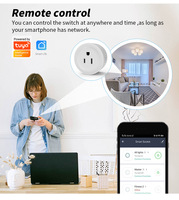 Monitor de alimentación estándar de EE. UU. Wifi enchufe inteligente Smart Life APP Control remoto inalámbrico temporizador salida Google Home Alexa