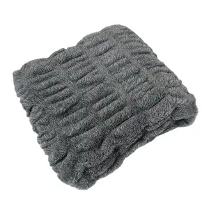 Melhor Venda Eco-Friendly Reciclado Poliéster Luxo Faux Fur Throw Cobertor Com Fábrica Personalizado