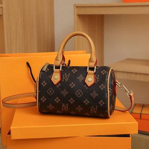 Bolso de Diseño de Lujo, Estilo Vintage, Bolso Boston, Estampado Clásico con Monograma, Mini Bolso de Mano con Asa Superior y Correa Cruzada, <span class=keywords><strong>Luis</strong></span> GG - Product Image 1