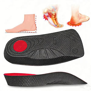 KROLIK <strong>Orthopedic</strong> Half Insole Arch Support EVA Material Breathable Velvet Comfort Autumn Insoles for Plantar Fasciitis Relief - Product Image 1