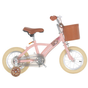 <span class=keywords><strong>Bicicleta</strong></span> de Una Velocidad de Acero Rosa para Niñas de 2 a 3 Años con Ruedas de Entrenamiento, Tamaño de <span class=keywords><strong>Rueda</strong></span> de 16 Pulgadas para Niños Grandes - Product Image 1