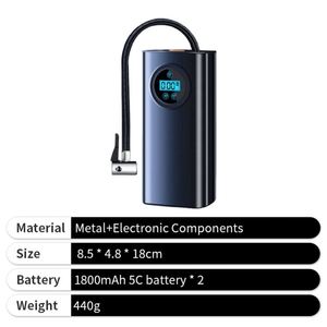 Compresor de Aire Portátil para Neumáticos de Coche, Inflador de Bicicletas con Logotipo Personalizado, Venta al Por Mayor - Product Image 3