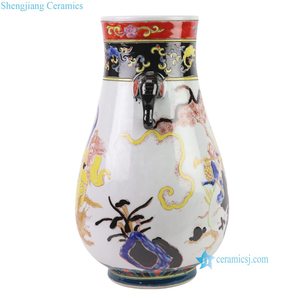 Período <span class=keywords><strong>de</strong></span> Kangxi, colorido <span class=keywords><strong>viaje</strong></span> <span class=keywords><strong>de</strong></span> porcelana al oeste, motivos <span class=keywords><strong>de</strong></span> figuras, manijas <span class=keywords><strong>de</strong></span> cabeza <span class=keywords><strong>de</strong></span> <span class=keywords><strong>elefante</strong></span>, jarrón <span class=keywords><strong>de</strong></span> cubo <span class=keywords><strong>de</strong></span> bendición para Villa, a la moda - Product Image 5
