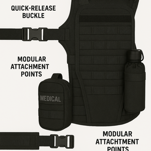 กระเป๋าอุ้มเด็กแบบพกพาวัสดุไนลอนแบบพกพาที่มีตัวเลือกการอุ้มด้านหน้าและด้านหลังตามหลักสรีรศาสตร์หรูหรา - Product Image 6