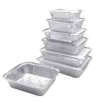 Hot Food Packing Box 8X8 Aluminum Foil Pans with Lids - China